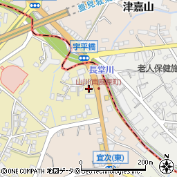 津田塾小中部東風平教室周辺の地図