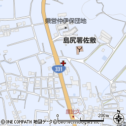 ファミリーマート佐敷東店周辺の地図
