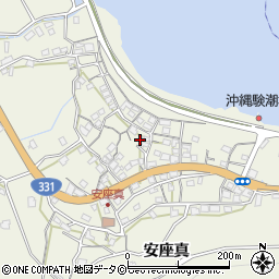 〒901-1502 沖縄県南城市知念安座真の地図