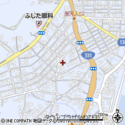 津波古公民館周辺の地図