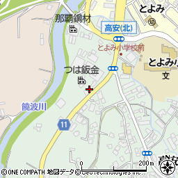 沖縄県豊見城市高安581-4周辺の地図