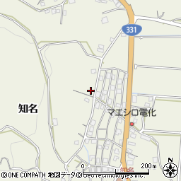 沖縄県南城市知念知名周辺の地図