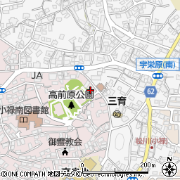 小禄バプテスト教会周辺の地図