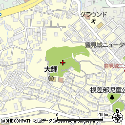 沖縄県豊見城市根差部周辺の地図