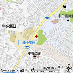 ファミリーマート小禄中学校前店周辺の地図