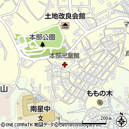 本部児童館周辺の地図
