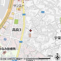 新崎松秀民謡研究会周辺の地図