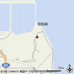 知名埼灯台周辺の地図