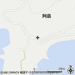 沖縄県島尻郡座間味村阿嘉159周辺の地図