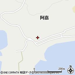 沖縄県島尻郡座間味村阿嘉160周辺の地図