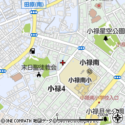小禄若草公園周辺の地図