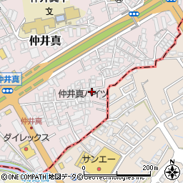 仲井真アパート周辺の地図