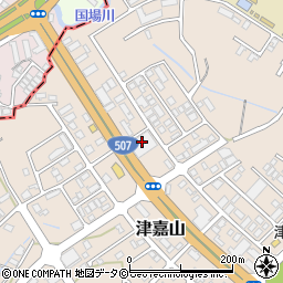 ユニオン　津嘉山店周辺の地図