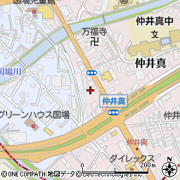 仲井真保育園周辺の地図