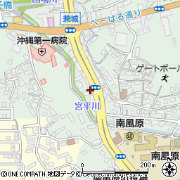 松陰塾　南風原校周辺の地図