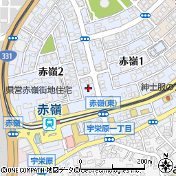 空港レンタカー周辺の地図