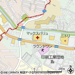 琉球銀行マックスバリュ一日橋店 ＡＴＭ周辺の地図
