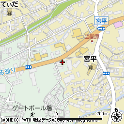丸亀製麺南風原店周辺の地図