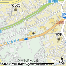 琉球日産南風原店周辺の地図
