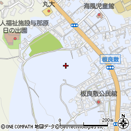 沖縄県与那原町（島尻郡）板良敷周辺の地図