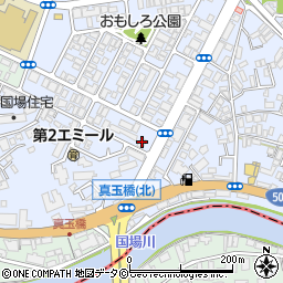 ファミリーマート那覇国場店周辺の地図