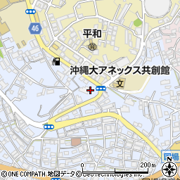 沖縄庭芸周辺の地図