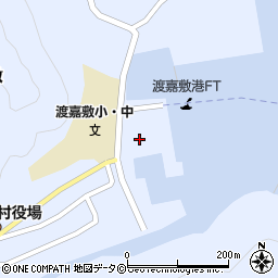 渡嘉敷村商工会周辺の地図