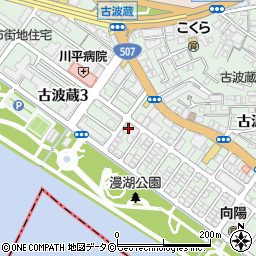 Ａｃｃｅｔ古波蔵周辺の地図