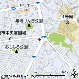 富士会館国場ホール周辺の地図