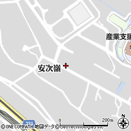 沖縄県那覇市安次嶺周辺の地図