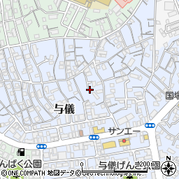 沖縄県那覇市与儀238周辺の地図