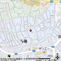 沖縄県那覇市与儀238-9周辺の地図