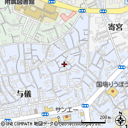 沖縄県那覇市与儀221周辺の地図