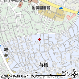 沖縄県那覇市与儀22周辺の地図