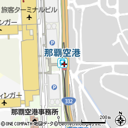 沖縄都市モノレール株式会社　那覇空港駅周辺の地図