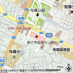 ファミリーマート沖縄赤十字病院店周辺の地図