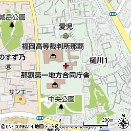 沖縄刑務所　那覇拘置支所周辺の地図