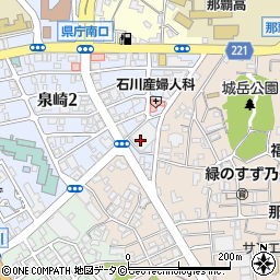 ファミリーマートプラスりうぼう泉崎店周辺の地図