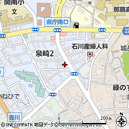 泉崎荘周辺の地図