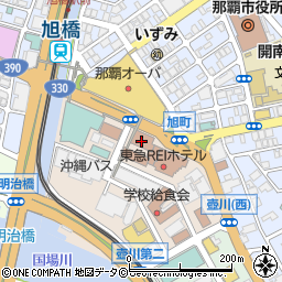 沖縄県庁　文化観光スポーツ部交流推進課旅券センター周辺の地図
