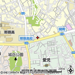 リパークポスパーク那覇松尾駐車場周辺の地図