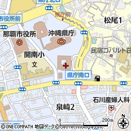 沖縄県警察本部周辺の地図