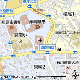 沖縄県庁保健医療部　国民健康保険課周辺の地図