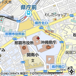 沖縄県議会事務局　局長室周辺の地図