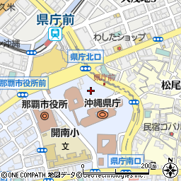 県民広場地下駐車場周辺の地図