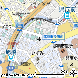 セブンイレブンＤＲ沖縄県庁前ロイネット店周辺の地図