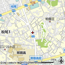 沖縄県那覇市松尾周辺の地図