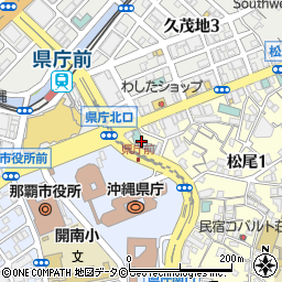 もとぶ牧場 国際通り店周辺の地図