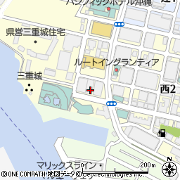 千代田ブライダルハウス天久店周辺の地図