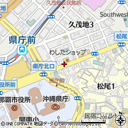 牛角 国際通り店周辺の地図